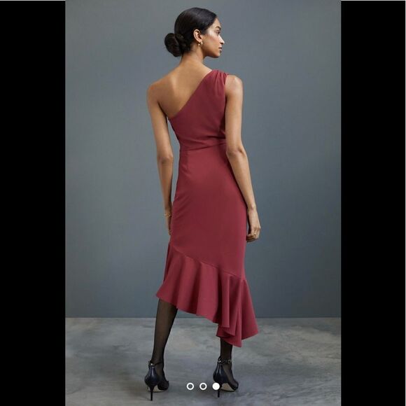 Anthropologie Hutch Slim One-Shoulder Maxi Dress - Picture 2 of 4